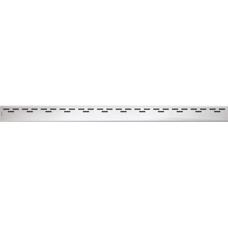 Griglia in acciaio inox opaco per drenaggio lineare, classe K3, 300 kg (1/2)