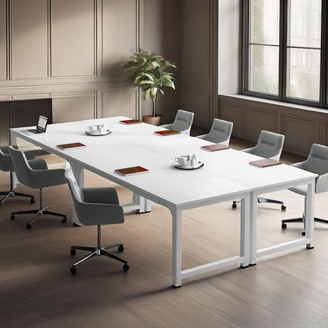 Table rectangulaire de salon, cuisine et salle à manger, maison moderne, bureau (1/5)
