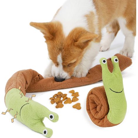 Jouet pour chien 1pc, jouet à renifler pour l'entraînement de l'instinct de recherche de nourriture et éducatif, jouet de morsure interactif en peluche pour réduire le stress, jeux ennuyeux (1/2)