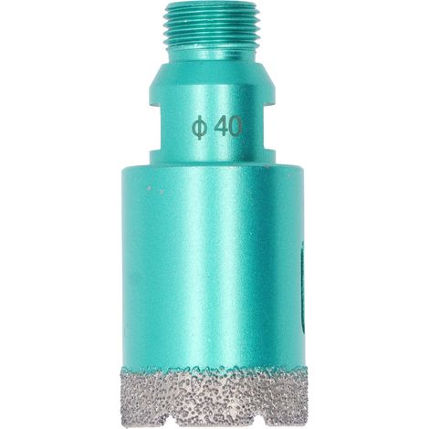 Foret diamanté trépan 40mm pour carrelage verre granit marbre porcelaine béton - Coupe-verre 1/2BSP (1/5)