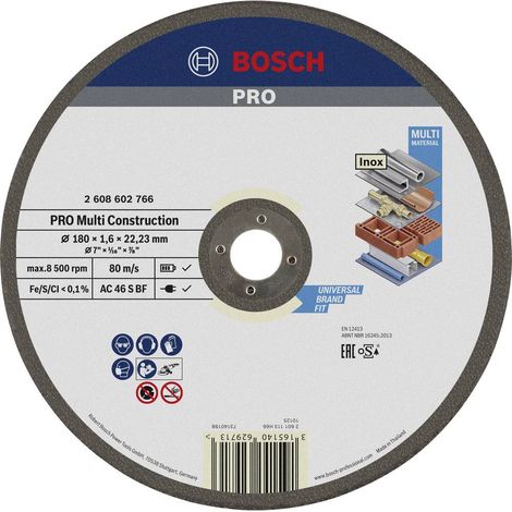 Bosch Accessories 2608602766 Disco di taglio dritto 180 mm 1 pz. (1/4)