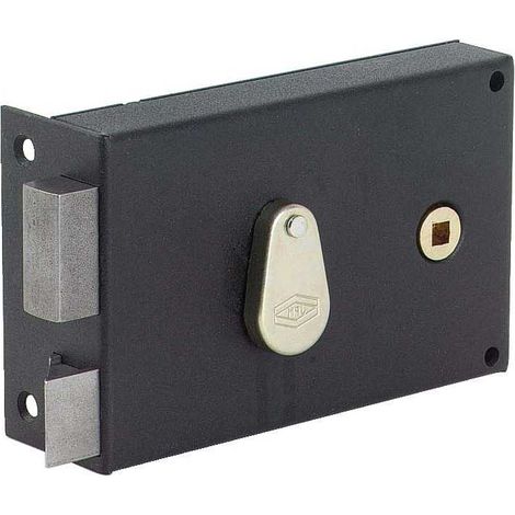 JPM Serratura Modernizzata nera in acciaio 88x140 mm sicura