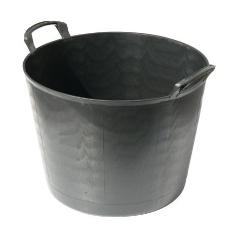 Taliaplast – Auge polyéthylène 42 L – Ronde emboitable Ø45 cm – Souple et résistante – Pour évacuation de gravats