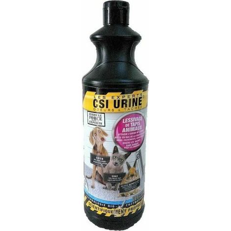 CSI URINE Lessivage de tapis 1L - Pour animaux