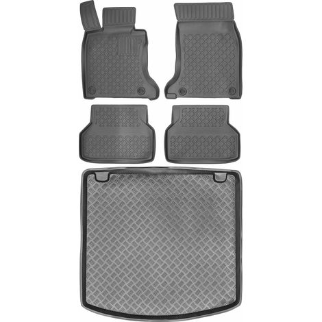 Juego de alfombrillas para coche y maletero para BMW Serie 5 E61 familiar (2004-2010).