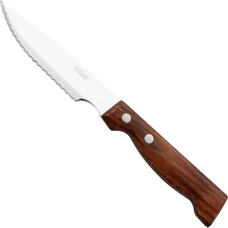 Coltello Lombi Arcos de Mesa 372700 monoblocco di un pezzo di acciaio inox e lama di 12 cm in scatola