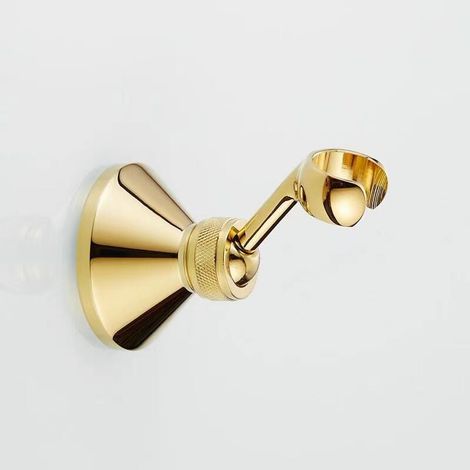 Or1)Support De Douche Mural Support Pour Douchette orientable 360°pour ou pommeau 360° Or (1/3)