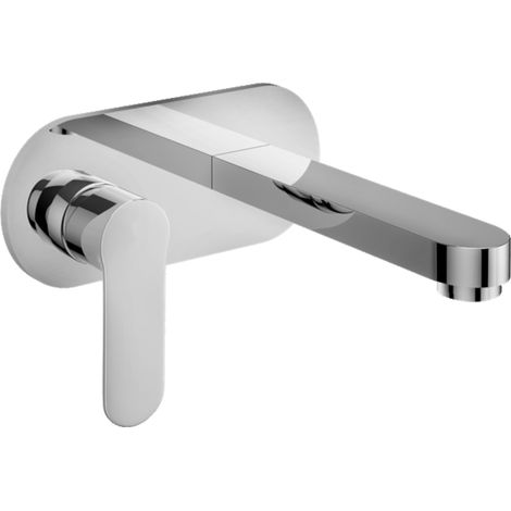 Miscelatore lavabo da parete oceania ad incasso ottone colore cromato bagno confezione 1 (1/2)