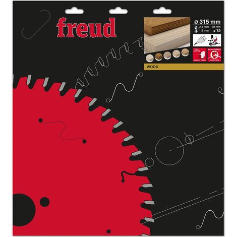 Sägeblatt für Handkreissäge FREUD - Ø315 2,4/1,8 AL30 Z72 BA -5° - F03FS09766 -FR30W001M