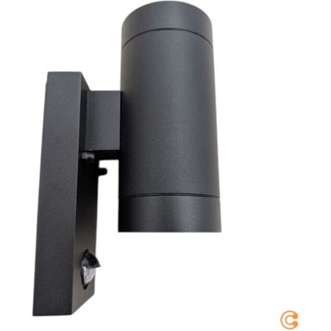 [GEBRAUCHT] B-Ware Nordlux Außenwandleuchte Tin Maxi GU10 Schwarz mit Bewegungsmelder IP54 220mm (1/2)