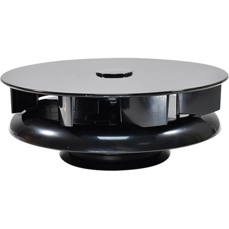 Ventilateur de toit rotatif discret et compact, compatible avec fourgonnettes, caravanes, bus et camionnettes (noir) (1/5)