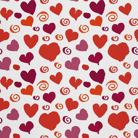 Tela decorativa para exteriores Oxford - motivo de corazones I DX479 (1/5)