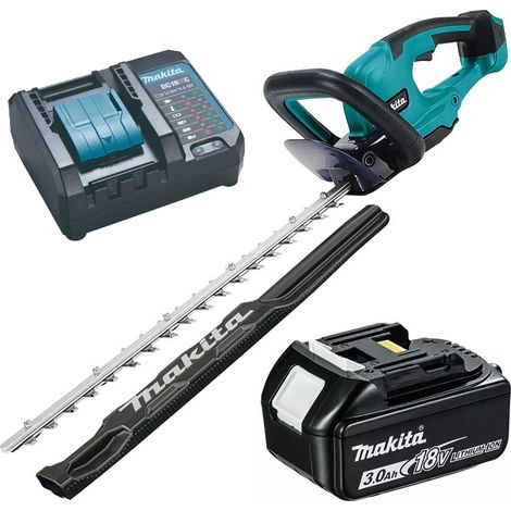 Makita DUH507F001 18V LXT 50cm Cordless Hedge Trimmer Electric Break 1x3ah (1/5)
