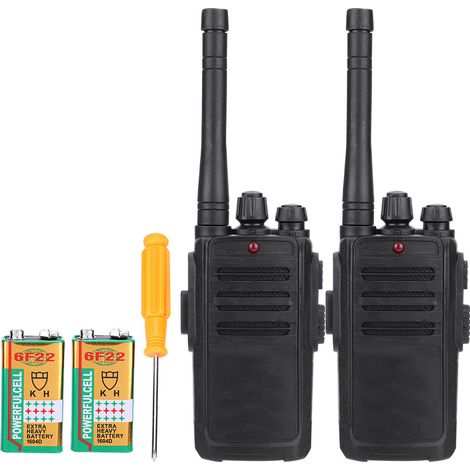 2 pièces Talkie-Walkie Enfant sans Fil, Portée Étendue, Jouet d'Imitation pour Enfants, Communication Bidirectionnelle (1/5)