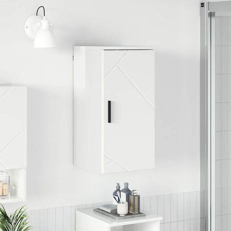 vidaXL Bathroom Cabinet High Gloss White 30 x 31.5 x 61 cm (1/5)