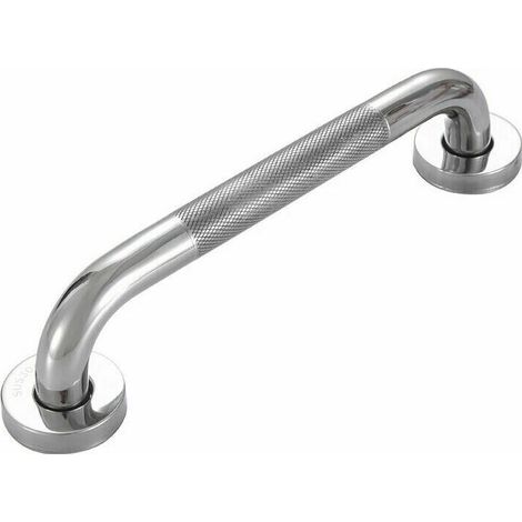 Barre d'appui de baignoire avec poignée antidérapante, barre de sécurité robuste en acier inoxydable pour baignoire, toilettes et rampe d'escalier 12/300 mm-AquaForge (1/4)
