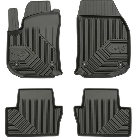 Tapis de Sol de Voiture pour Opel Zafira B 2005-2014 TPE Antidérapant Noir 4Pcs (1/5)