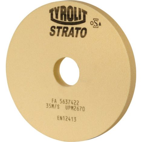 TYROLIT Meule de précision pour rectification plane Strato D x T x H (mm), 200 x 20 x 51