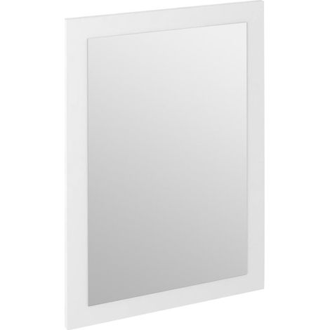 Miroir TREOS avec cadre 75x50cm, blanc mat (1/4)