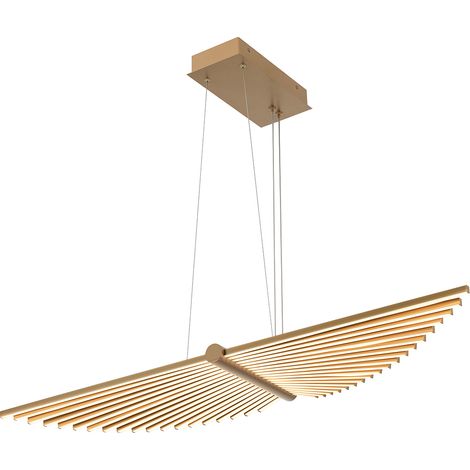 Lampadario LED Seraph Quintiesse oro spazzolato 57W (1/5)
