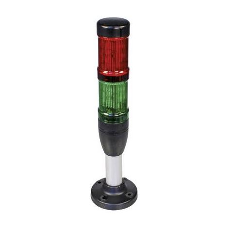 Appareil complet rouge - vert LED 24 V avec base 100 mm EATON SL4-100-L-RG-24LED (1/2)