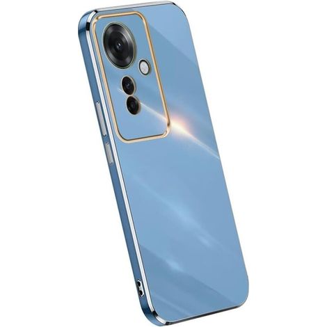 Funda para Oppo Reno 11F 5G, Glamour CamShield, Azul