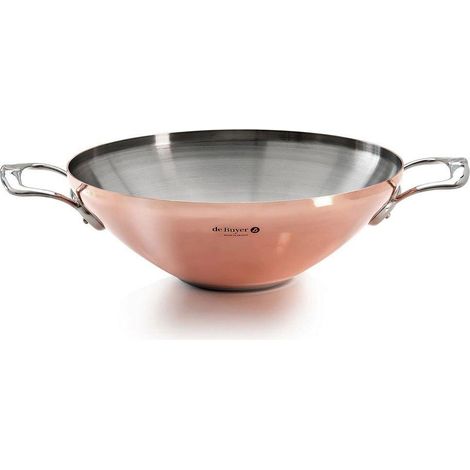 de Buyer De Buyer Prima Matera Wok Kupfer/Edels. mit 2 Griffen ind. (DB6247-32) (1/3)