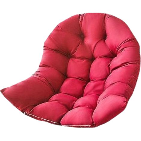 1 coussin pour fauteuil suspendu, 80 x 120 cm, polyester résistant aux UV, déhoussable non amovible, pour hamac jardin et berceau (1/5)