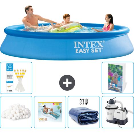 Intex Piscina Easy Set Rotonda - 305x61 cm - 7-pezzi  S5