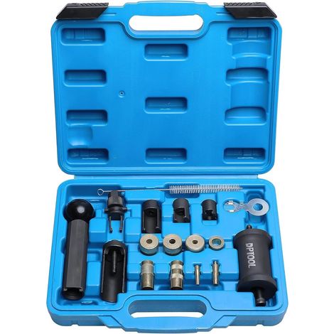 Jeu d’extracteurs d’injecteurs Extracteur d'injecteurs Installateur de joints d'injecteurs de carburant pour 1.4 1.6 1.8 2.0 2.7 3.0 3.2 3.6 V6 4.2 V8 FSI Essence T10133 (1/5)