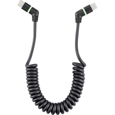 Renkforce USB-Kabel  USB 2.0 USB-C® Stecker, USB-C® Stecker 1.50 m Schwarz Steckkontakte 360° drehba