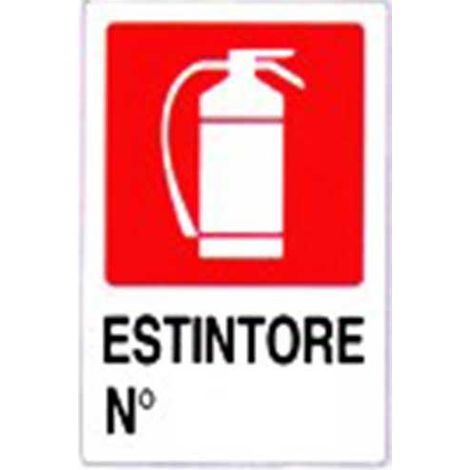 Cartello estintore cm 20X30 (1/2)