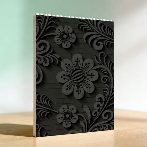 Cadre photo créatif DIY en briques, cadeau adulte idéal pour couples (1/5)