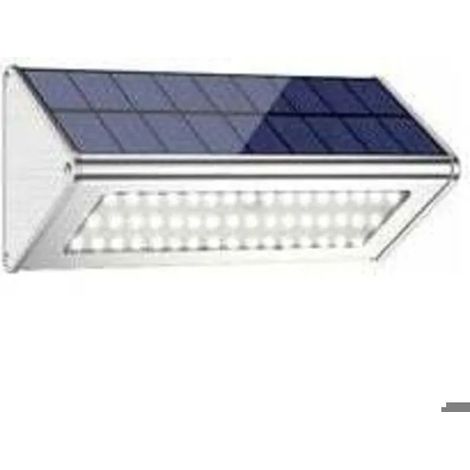 Lampe solaire extérieure - 48 LED - Boîtier en aluminium - Étanchéité IP65 - Détection de mouvement radar SANPIE (1/4)