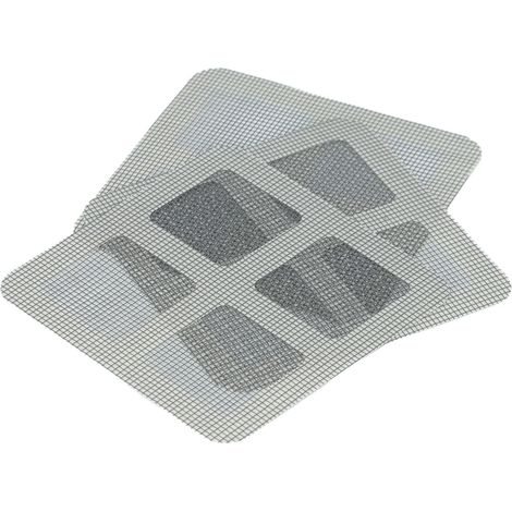 Ensemble de Réparation de Toile à Fenêtre 3 Patch Fort Auto-adhésif Kit Toile à Fenêtre Tape (1/5)