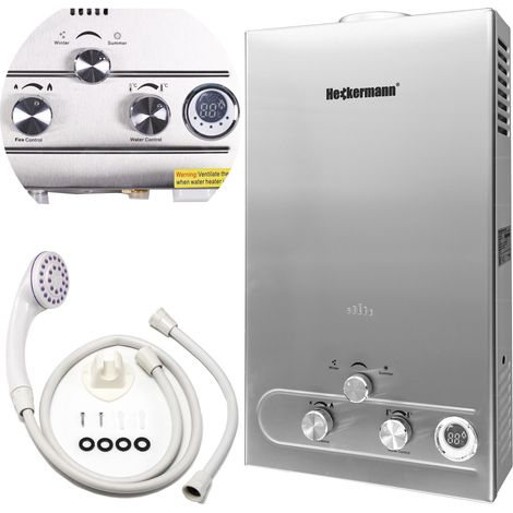 Scaldabagno a gas GPL Heckermann JSD-HB03 da 18 litri