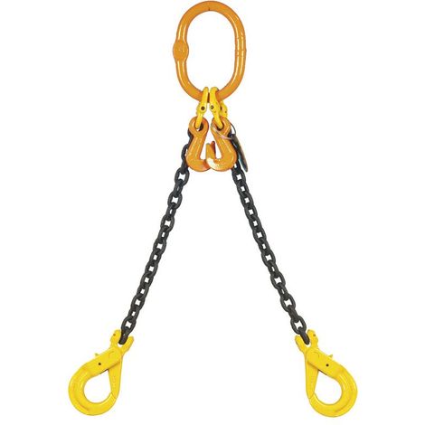 Chaine de traction suspendue 2 bras 10 mm - 2000 mm - 4250 kg