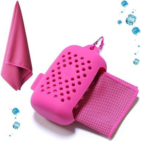 Erfrischendes Handtuch, Mikrofaserhandtuch, schnelltrocknendes Sporthandtuch, Strandhandtuch, Reisehandtuch für Fitness, Fitnessstudio, Yoga und Outdoor-Sportarten (1/5)