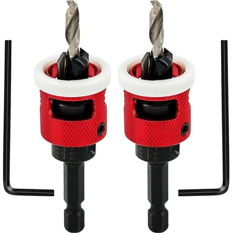 Bohrsenker Bohrer Set 4,8mm Tiefenanschlag Sechskant 4,8mm12,7mm 2 (1/5)