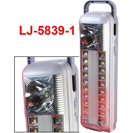 YMYNY Lampe de secours rechargeable avec 20 LED SMD, 14 néons SMD et 1 lampe de poche LED -