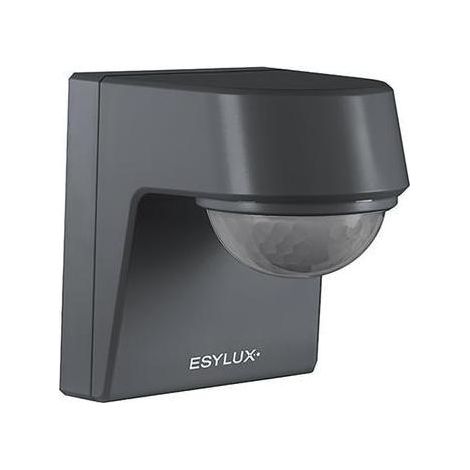 Esylux Bewegungsmelder 0-200° Defensor AP anth mt IP55 BWM fernbedienbar 2300W DEFENSORMD200°24IR1CIP55AN (1/5)