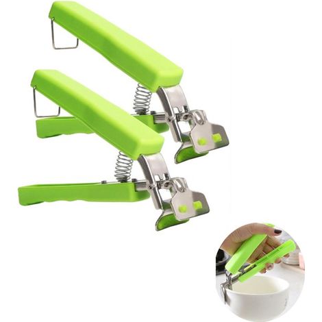 Pinza, Pinza per ciotole, Presina, Clip per piatti, Supporto, Pinze anti-scottatura, Utensili da cucina, Cucina domestica, Pinza per teglie da forno e microonde, 2 pezzi (1/5)