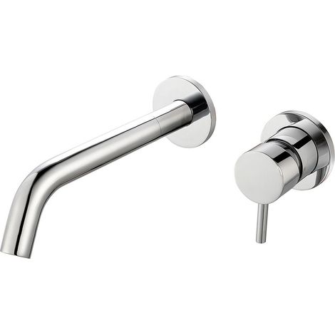 Kibath Grifo Empotrado de Lavabo monomando ZUÑI acabado CROMO brillo fabricado en latón (1/5)