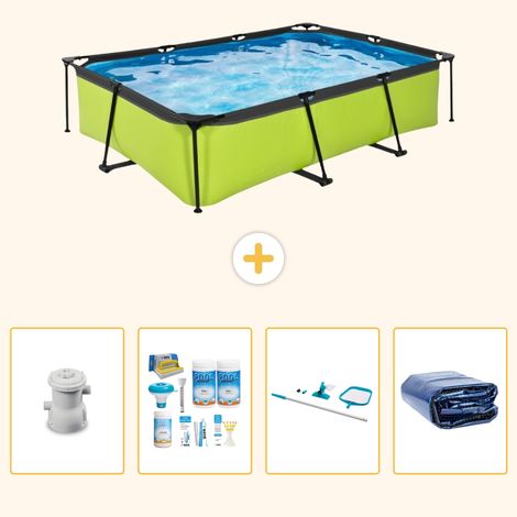 Exit-toys Piscine Exit Rectangulaire - 300x200x65 cm - 5-pièces  S267 (1/5)