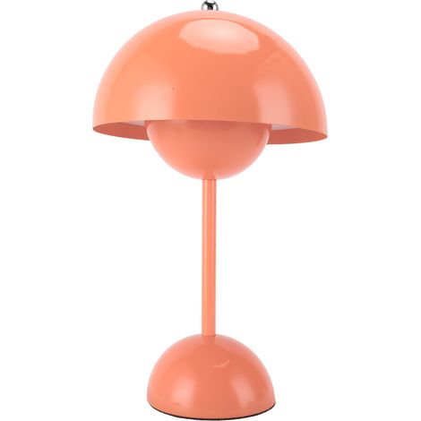 Lampe de table vintage LED sans fil rechargeable, lampe de chevet rose pour la maison ou la chambre à coucher (1/5)