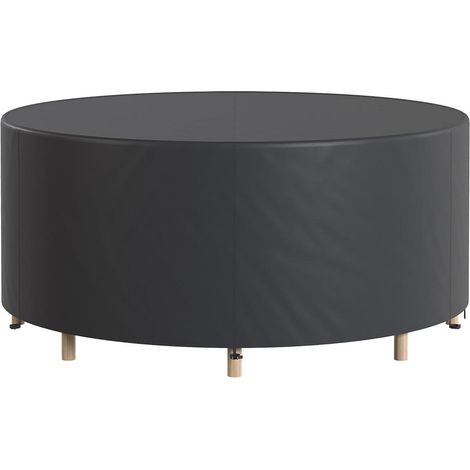 Protégez votre mobilier extérieur avec une housse salon de jardin ronde, imperméable, anti-UV en Oxford 420D (1/5)