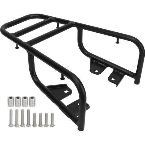 Heckgepäckträger für Motorräder, aus robustem Eisen, 16 mm Rohr, mattschwarze Oberfläche, kompatibel mit den Modellen 125, 200, 250 und 401. (1/5)