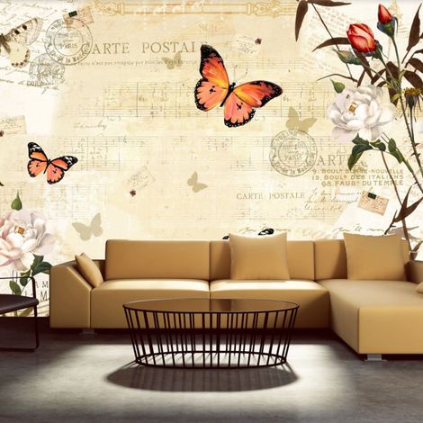 Papier Peint "Melodies of Butterflies" 105 x 150 cm (1/2)