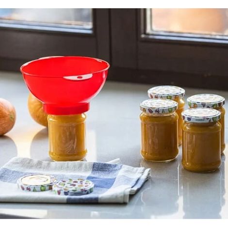 Entonnoir de cuisine en plastique pour conserves en bocaux 14,5 cm