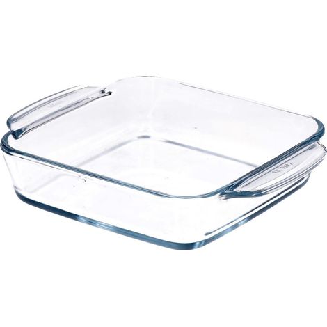 Pirofila da Forno Frigo Quadrata in Vetro Borosilicato 19,5 x 17 x 5,5 cm